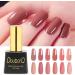 6color Nude Pink Series Nail Gel Semi Permanent Uv Led Gel Nail Polish Lucky Lacquer Hybrid Gel Varnish Gellak Nail Gel Polish - (Color: Multi) - Buy Online on GoSupps.com