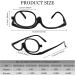 Portable Flip-Down Make-up Reading Glasses | Enlarged Rotating Single Lace | Essential Tool for Women | Black 2x Magnification - Buy Online on GoSupps.com