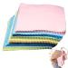 Pomrone glasses cleaning cloths 100 pieces of microfiber cleaning towels for glasses |Lint -free glasses cleaning cloth for lentils screens cameras glasses cell phones