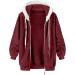 Shop Women's Oversized Plush Jacket - Lightweight Quilted Fleece Coat with Hood | Winter Collection in Multiple Colors - Buy Online on GoSupps.com