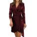 Hanxiulin ladies dress party dress sexy glitter dress ladies long arm festive women tight dresses women evening dresses bodycon dress red s