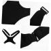 SOESFOUFU Belt Brace Holder Shoulder Rest Support Belt Posture Fixer for Women Polyester Black - Buy Online on GoSupps.com