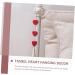 Zerodeko Pendant Decor Garland Ornament Hanging Heart Bunting Wedding Love Red Fringe Indoor Delicate Ribbon - Buy Online on GoSupps.com