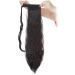20 Real Long Corn Wave Ponytail Clip-in Hair Extensions for Women - Natural Black - Buy Online on GoSupps.com