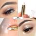 Eyeshadow Stick 2 in 1 Glitter Eyeshadow Pencil Waterproof Long-lasting Eyeshadow Brightener Smooth Shimmer Stick with Soft Brush for Eye Makeup (#01) - Buy Online on GoSupps.com