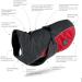 HUNTER Uppsala Cozy Dog Coat | Winter Water-Repellent & Reflective | Size 30 | Anthracite/Red - Buy Online on GoSupps.com