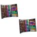 DOITOOL 2pcs 120 Nude Eyeshadow Palette Eyeshadow Matt Glitter Eye Shadow Shimmer Eyeshadow Eye Shadow Palettes Eyeshadow Palette Neutral Eyeshadow Pallet Makeup Palette Pearlescent 1 Count (Pack of 1) As Shownx2pcs