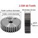 Yulixia 2.5m 48 Teeth Steel Pinion Gear - Premium Spord Gearbox Accessory for International Shipping - Buy Online on GoSupps.com