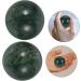 Healeved 4-Piece Jade Fitness Handball Massage Balls - Premium Health Massage Tool for Exercises - Green 4.00x4.00cm - Buy Online on GoSupps.com