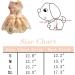 Delifur Large Pink Dog Lace Wedding Dress - Princess Tutu Costume for Pets | Perfect for Spring/Summer Birthday Parties - Buy Online on GoSupps.com