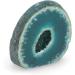 Serafino Genuine Brazilian Agate Geode - Stunning Blue-Green Teal Decorative Stone | Shop Internationally - Buy Online on GoSupps.com