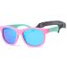 Pro Acme Unbreakable Polarized Baby Sunglasses | Pink Green Frame, Blue Mirrored Lens | Flexible Toddler Sunnies for 0-24 Months - Buy Online on GoSupps.com