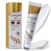 Age Correcting Eye Cream Anti-Aging Hyaluronic Acid Collagen & Caffeine Reduce Wrinkles Dark Circles & Under Eye Puffiness Lift Firm & Brighten Eyes Ice Roller For Under Eye Bags And Puffy Eyes White