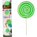 Veemoon 2pcs Lollipop Props Large Lollipop Birthday Partyt Decor Clay Lollipop Candy Simulation Lifelike Candy Simulation Lollipop Model Fake Lollipop Prop Toys Wood Food Decoration Fake 41X19.5X1.5CM Green - Buy Online on GoSupps.com