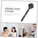 SOESFOUFU 3pcs Vision Test Baffle Handheld Eye Occluder Eye Exam Tools Eye Patch for Glasses Eye Cover Plastic Black 24.00X6.00X0.50CM - Buy Online on GoSupps.com