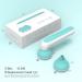 SOICY S40 Metal Ice Roller - Under Eye & Face Massager for Migraine Relief & Skin Care | Cold Compress Tool with 2 Stainless Steel Replacement Heads - Blue - Buy Online on GoSupps.com