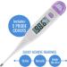 MABIS Digital Thermometer for Babies, Children, and Adults - Clinically Accurate in 60 Seconds - Purple - Buy Online on GoSupps.com