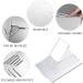 LELE LIFE 2Pack Ultra-Slim Portable Folding Mirror | Aluminum Shell | Travel Makeup Mirror | Vanity Mirror 6.7 x 5.1in | Easy to Carry & Desktop Folding Mirror - Buy Online on GoSupps.com