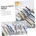 Tovinanna 4 Sets Nano Toothbrush - Silk & Silicone Oral Care for Kids & Adults | Healthy Mouth Cleaning - Buy Online on GoSupps.com