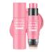 Erinde 3 in 1 creamy blush stick with brush - for cheeks lips and eyeshadow - moisturizing formula for easy application (01#milk tea pink)