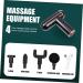 Partykindom Portable Fascia Gun - USB Metal Handheld Massage Device | International Shipping - Buy Online on GoSupps.com