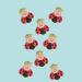 G nthart Backdecor: 8 Sweet Lucky Beetles | Sugar Lady Beetles with Smiling Faces & Green Hair | International Shipping - Buy Online on GoSupps.com