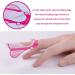 Nail Templates (600 pcs) | Self-Adhesive Gel Nail & Extension Stencils - Golden & Pink | Perfect for Artificial Fingernail Modeling - Buy Online on GoSupps.com