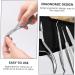 VINTORKY 1 Set Manicure 2-piece Set Stainless Coworker Alchohol Friend Pals Trimmer Nails Cuticle Nail Finger Pliers Double Head Tool Nail Clippers - Buy Online on GoSupps.com