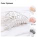 Yean Geometric Hair Claw Clip for Thick Hair - Silver Metal Jaw Clamp for Women and Girls - Buy Online on GoSupps.com