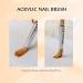 Premium Acrylic Brush #10 - Kolinsky Sable Nail Art Tool | Gel Brush for Manicure & Nail Polish | Zobelhaar Quality for International Shipping - Buy Online on GoSupps.com