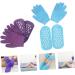2 Sets Hand and Foot Care Set Gel Socks Bat Wing Hair Band Gel Gloves Feet Care Socks Repairing Dry Skin Gloves Beauty Vegetable Gel Miss Silicone Gel Skin - Buy Online on GoSupps.com