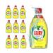 FAIRY LEMON WASHING UP LIQUID (10 x 320ml) - Fairy Dishwash Liquid Washing Up Liquid | Washing Liquid Fairy | Fairy Lemon Washing Up Liquid Yellow | Fairy Liquid Cleaner