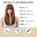 Oefei Brown Long Straight Pony Wig - Synthetic Hair for Women | Cosplay & Daily Party Use - Buy Online on GoSupps.com