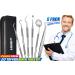 Professional Dental Tools Kit - 7 Piece Dental Oral Kit with Pouch for Home Use & Travel - Buy Online on GoSupps.com