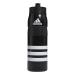 adidas 750 ML (28 oz) Stadium Refillable Plastic Sport Water Bottle Black/White 750 Milliliters
