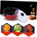 OUNONA 3pcs Steel Non Stick Frying Pan Quilt Storage Kids Frying Pan Skillet Saucepan with Lid Steak Cooker Copper Stew Pot Skillet with Lid Microwave Steak Frying Pan Pearlescent Egg Pan - Buy Online on GoSupps.com