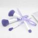 MODA Royal & Langnickel Full Size Mythical Crystal 5pc Makeup Brush Set with Pouch Includes - Powder Angle Brush MD Shader and Crease Brushes Brilliant Amethyst - Buy Online on GoSupps.com