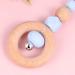 Healifty Silicone Food Grade Teething Toy Pacifier Clip for Toddlers - Blue Molar Relief Beads Teether with Safety Features - Sensory Beech Toy for Infants - 21X6X1cm - Buy Online on GoSupps.com
