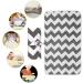 Kaiaiwluo Portable Travel Baby Diaper Mat - Waterproof Foldable Winding Pad for Newborns & Toddlers | Gray Waves Design - Buy Online on GoSupps.com
