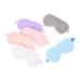 FRCOLOR 6pcs Rabbit Fur Blackout Sleeping Eye Protective Patches Sleep Shade Sleep Blindfold Sleeping Plush Blindfold Breathable Eye Masks Glasses Travel Face Down Animal Faux Rabbit Fur