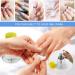 180ml 1 Touch Clear Glass Bottle Professional Clear Glass Pump Dispenser Bottle with Measuring Scales for Nail Polish Remover Alcohol or Other Liquids - Buy Online on GoSupps.com