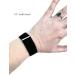 Adjustable Black Healing Bracelet for Movement Disorders - Anti-Indulgence Velcro Fastener Unisex - XLarge 10 (25.4 cm) - Buy Online on GoSupps.com
