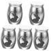 BESPORTBLE 5pcs Rabbit Urn Bunny Dog Urns for Ashes Small Pet Urn Dog Ashes Urn Stainless Steel The Bird Mini 4.00X3.00X3.00CMx5pcs Silverx5pcs