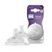 Philips Avent Natural Response Bottle Teat - 2 x Baby Bottle Flow 3 Teats for Newborn Babies 1+ Months BPA Free (Model SCY963/02) Flow 3 | 1M+