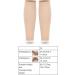 Calf Compression Sleeve for Men - Elastic Support for Injury Recovery & Muscle Cramps | 1 Pair (L-Beige - Buy Online on GoSupps.com