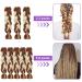 Aomig Braids Extensions - 24 Strands Synthetic Hair for Braiding in Brown/Cream - Perfect for Box Braids & Lichen Styles - Buy Online on GoSupps.com