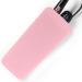 Hair Iron Mat Pouch Heat Resistant Mat for Flat Iron and Curling Iron Portable Travel Silicone Hair Straightener Mat and Cover for Hair Waving Iron and Hot Hair Styling Tools (Pink)