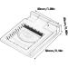 10x Scale Magnification 2 LED Lupa Optical Lenses Magnifying Glass Foldable Scale Magnifier Illumination Light Printing Fabric - Buy Online on GoSupps.com