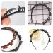 Bangs Hairstyle Hairpin Set - 2 PCs Hair Clips for Hairdressing Black Twist Headband & Hair Jewelry - Buy Online on GoSupps.com