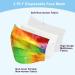 Individually Wrapped Tie Dye Disposable Face Masks - Breathable Design - Buy Online on GoSupps.com